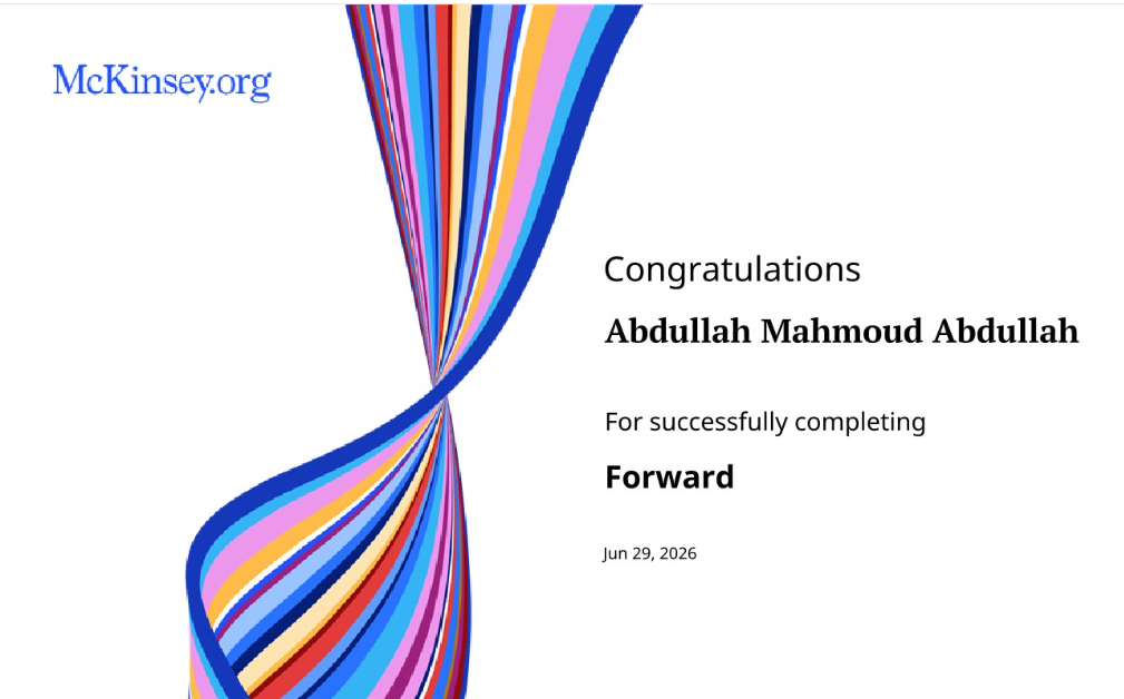 McKinsey Forward Certificate
